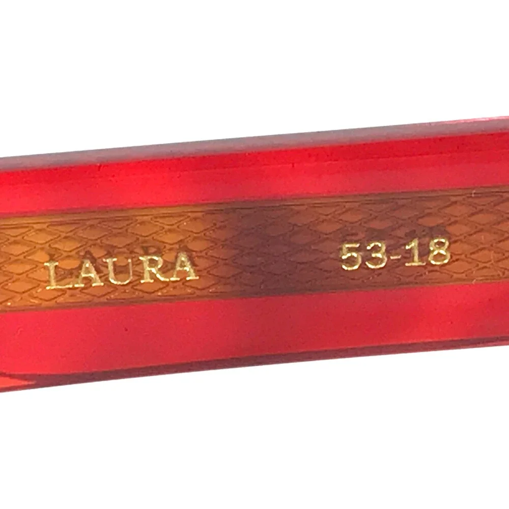 Alfred Kerbs Eyeglasses Frames LAURA RD Red Havana Brown Tortoise 53-18-143